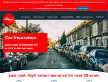 Tablet Screenshot of insurancefactory.co.uk